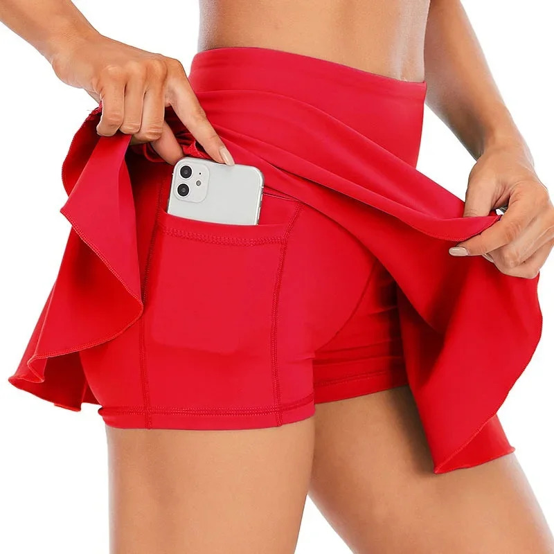 Badminton Queen - Cloud Hide Fitness Tennis Skirts Badminton