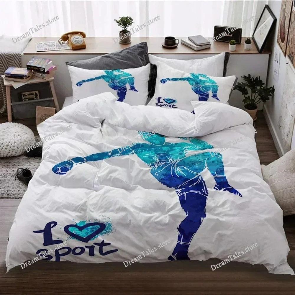 Badminton Queen - Sports Duvet Cover Set Taekwondo Ski