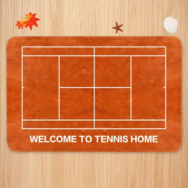 Sports Theme Carpet Mat Tennis - Badminton Umpire recension och pris