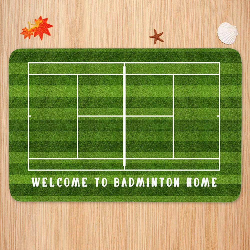 Sports Theme Carpet Mat Tennis - Badminton Umpire recension och pris