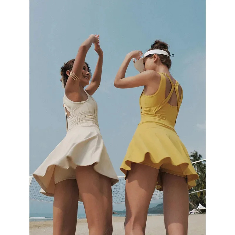 Tennis Dress Female Sleeveless - Badminton Queen recension och pris